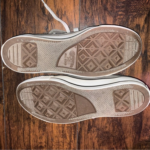 Converse All Star Classic dark Gray and White Sneakers - Picture 6 of 7